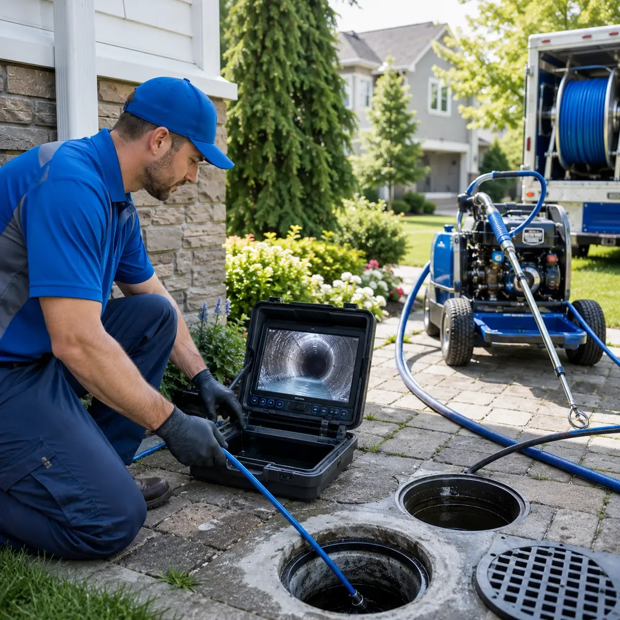 Outdoor drain cleaning professionals serving Milford, TX